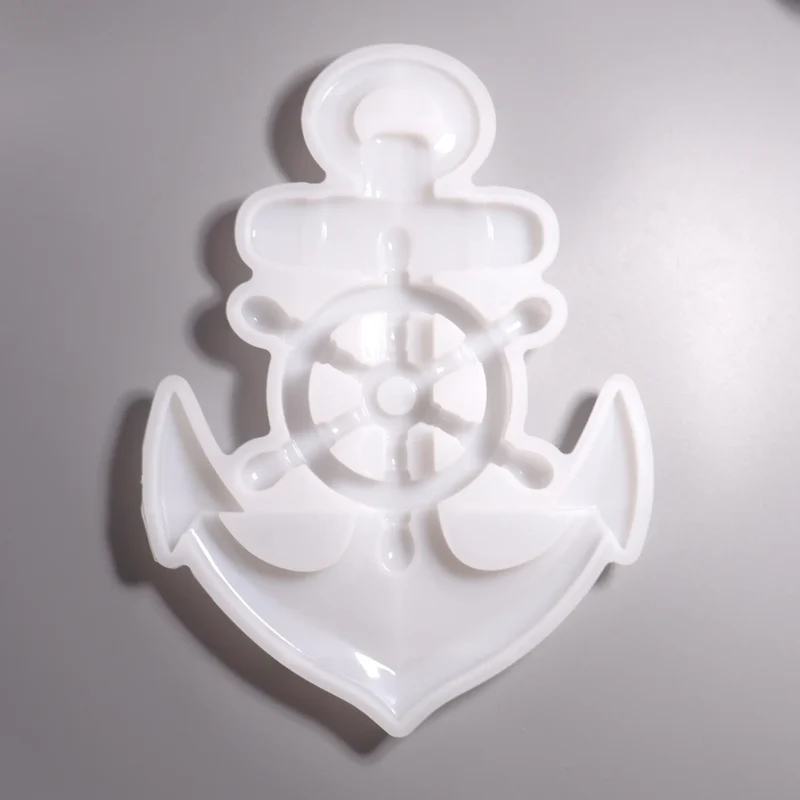 Silikon Gießform Anker mit Steuerrad ca. 22 x 16 cm