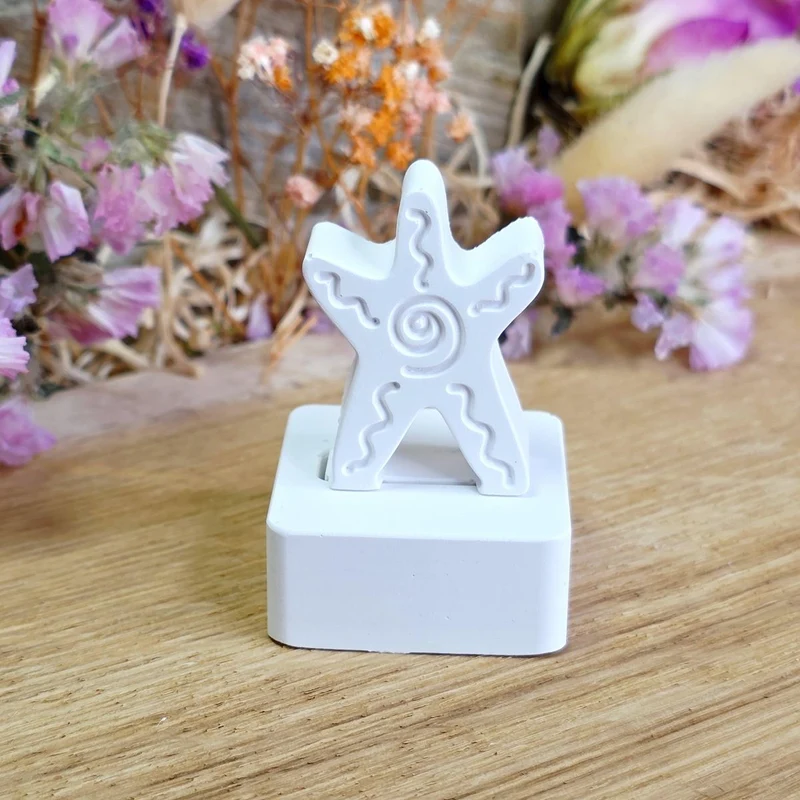 Silikon – Gießform – Mini Grundplatte eckig – für 1 Stecker